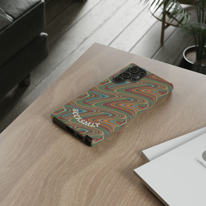 Earthly Waves Tough Phone Case for Samsung