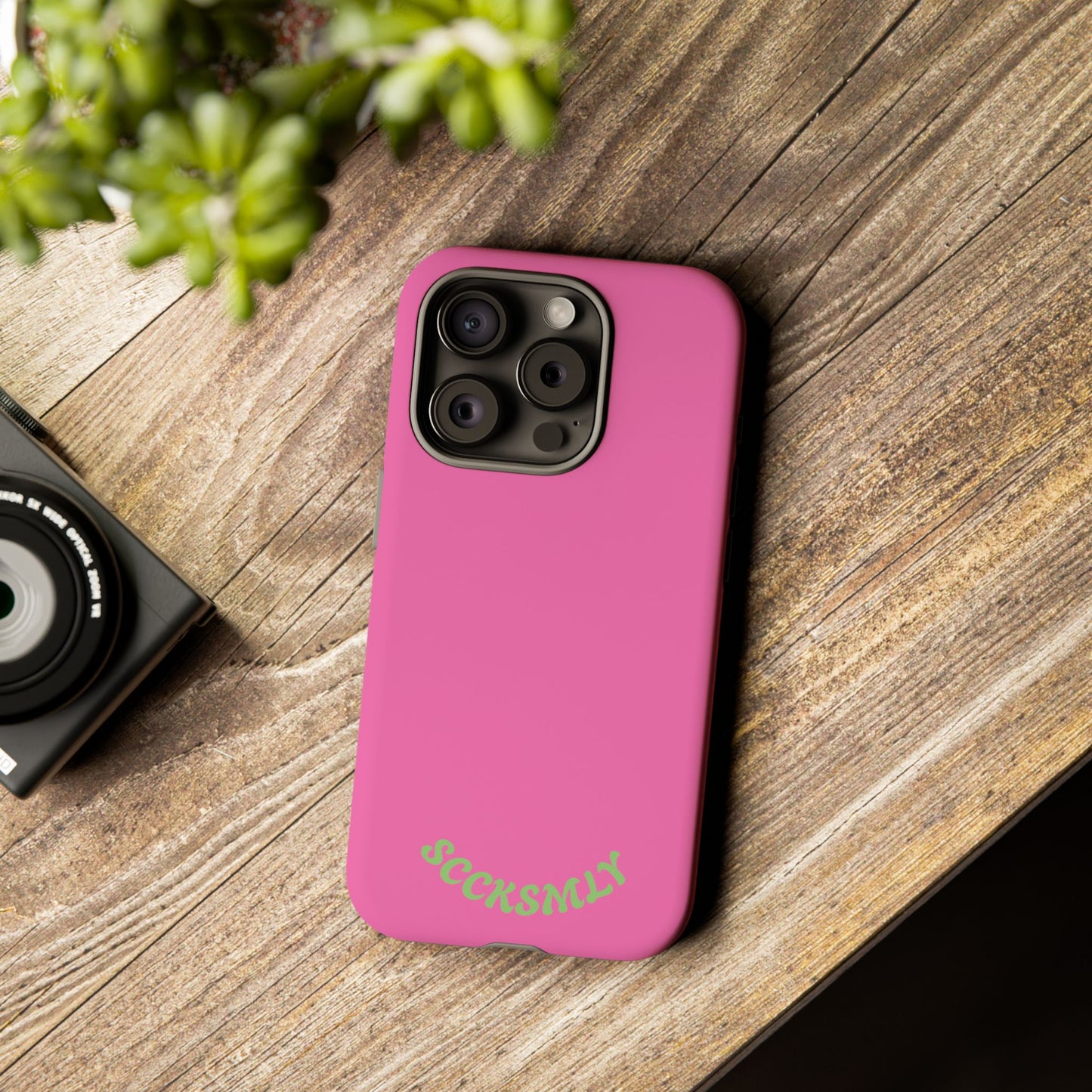 SOLID Sweet Static Pink Tough Case for Apple