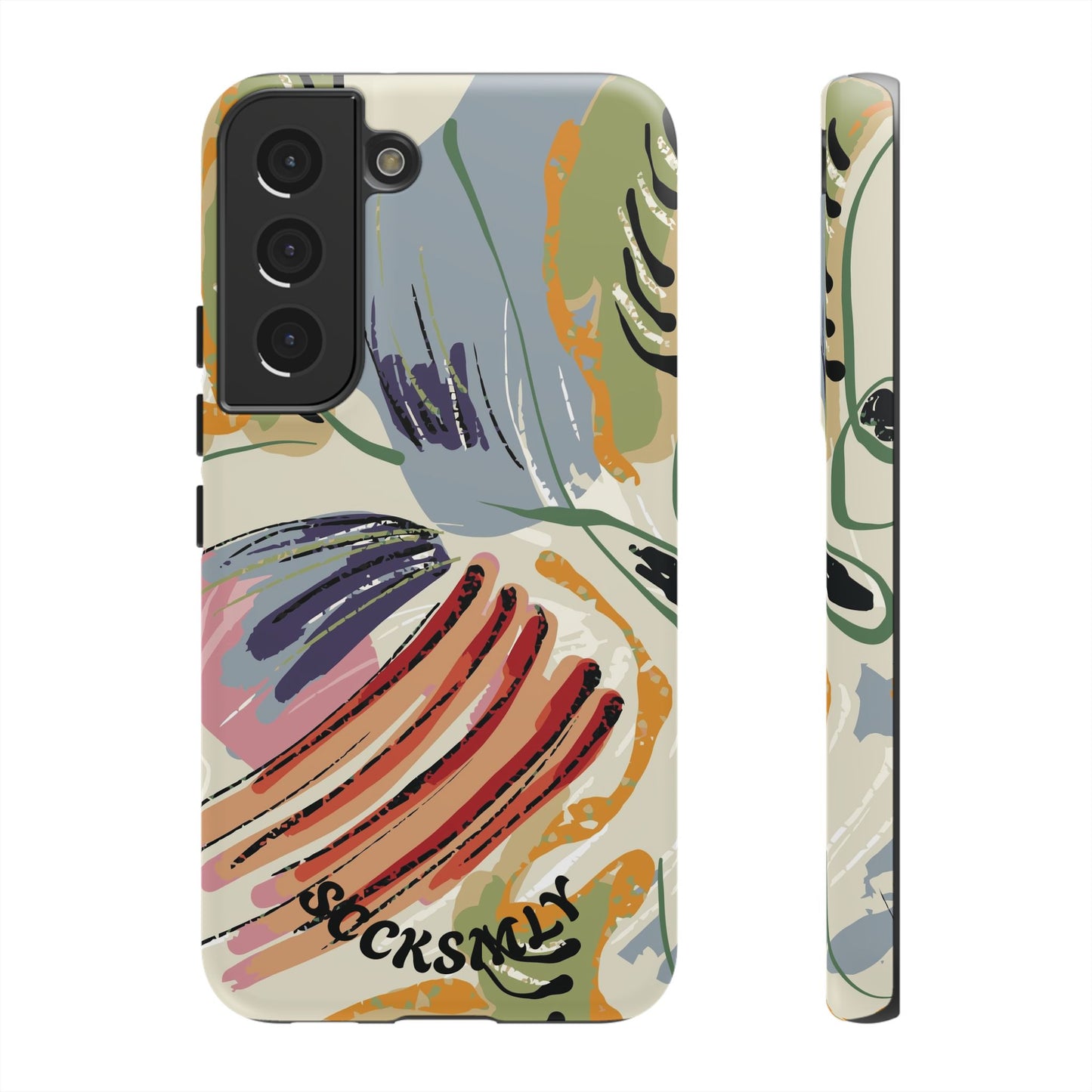 Botanical Strokes Palette Tough Phone Case for Samsung