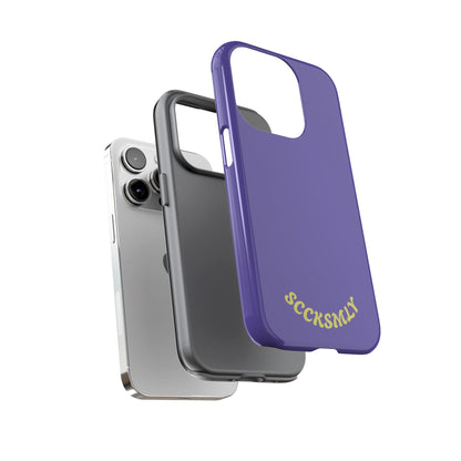 SOLID Dreamy Dusk Purple Tough Case for Apple