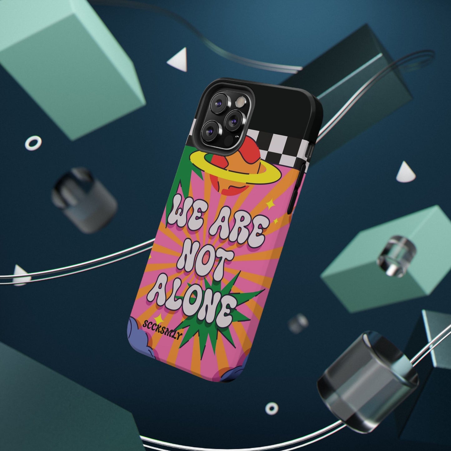 WE ARE NOT ALONE Tough Phone Case for Apple