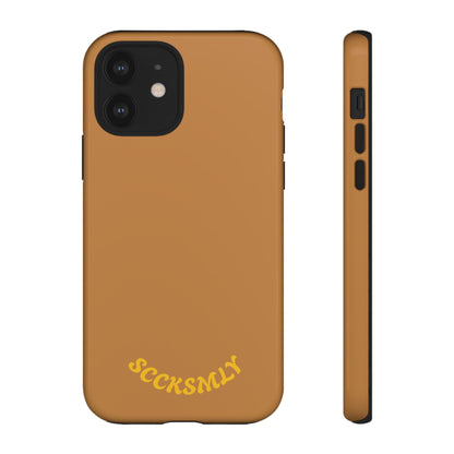 SOLID Spiced Caramel Tough Case for Apple
