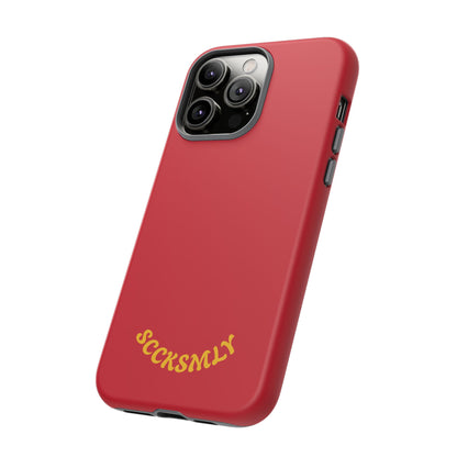 SOLID Calm Cherry Tough Case for Apple