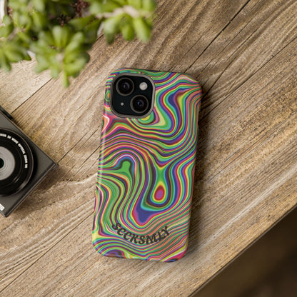 Acid Swirl Phone Case for Apple