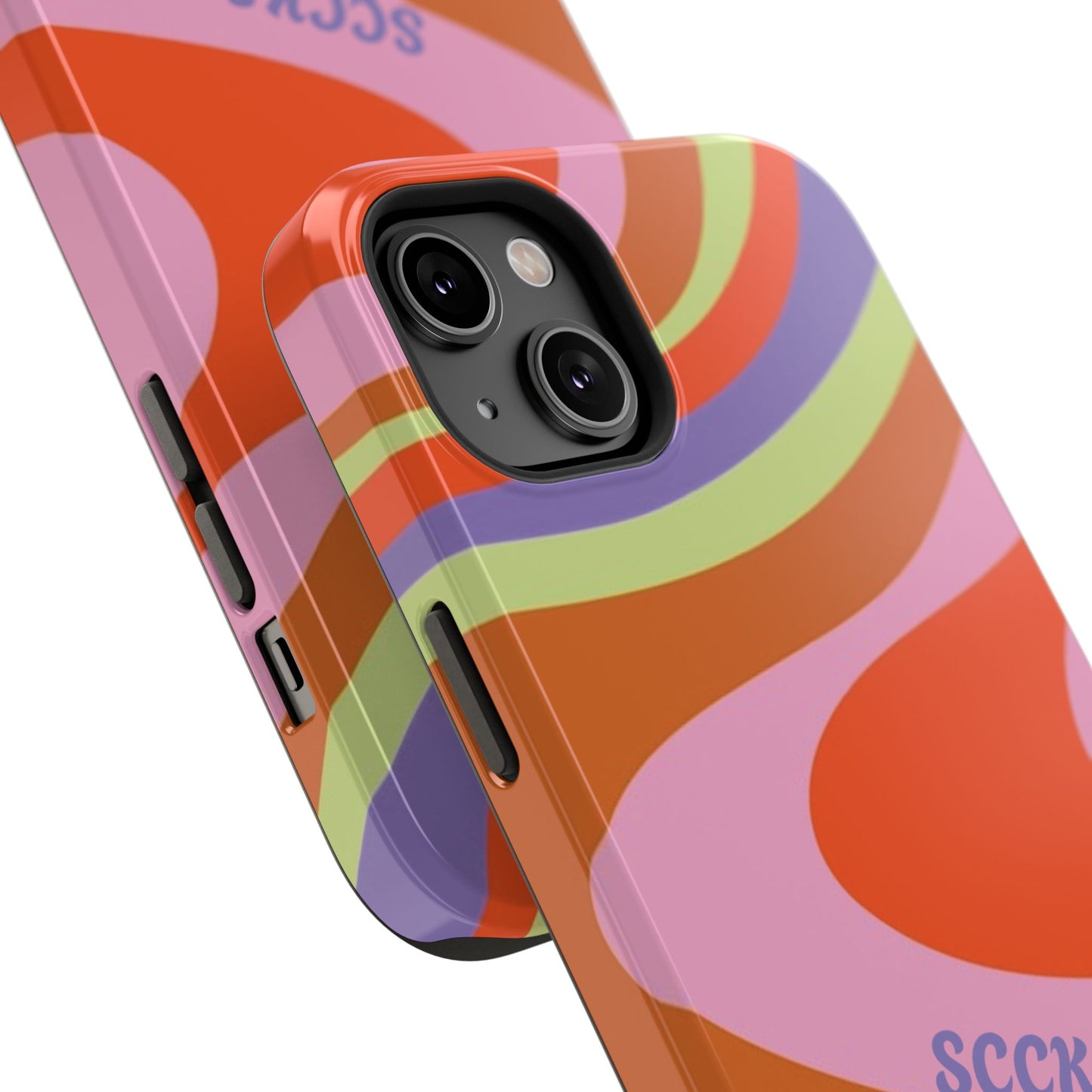 Curvy Swirl Phone Case for "IOS or Apple"
