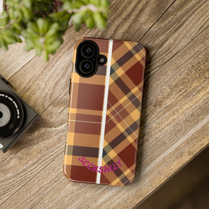 Autumn Plaid Phone Case for Apple