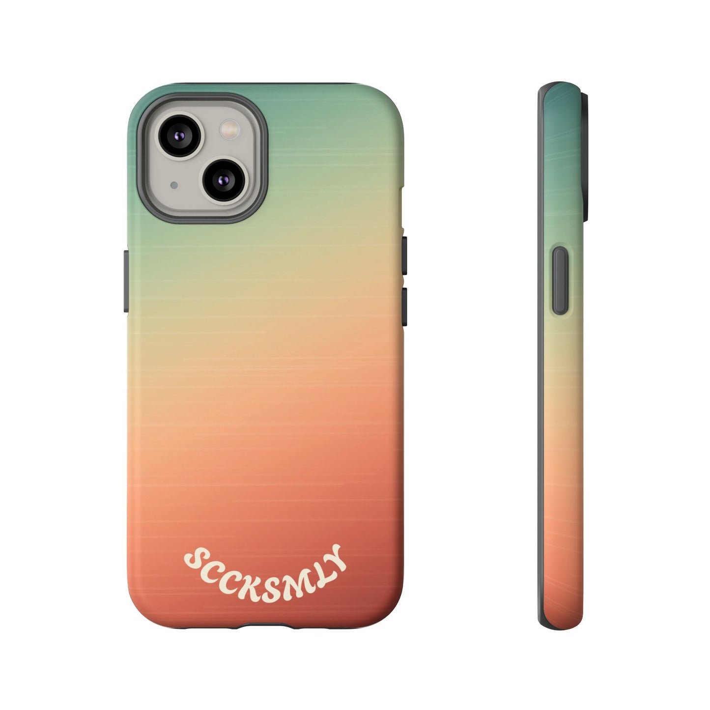 Warm Ombré Tough Phone Case for Apple