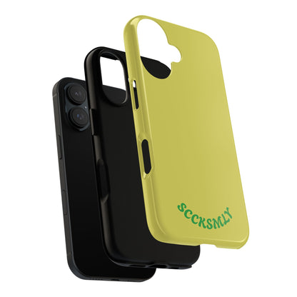 SOLID Lemon Pop Tough Case for Apple