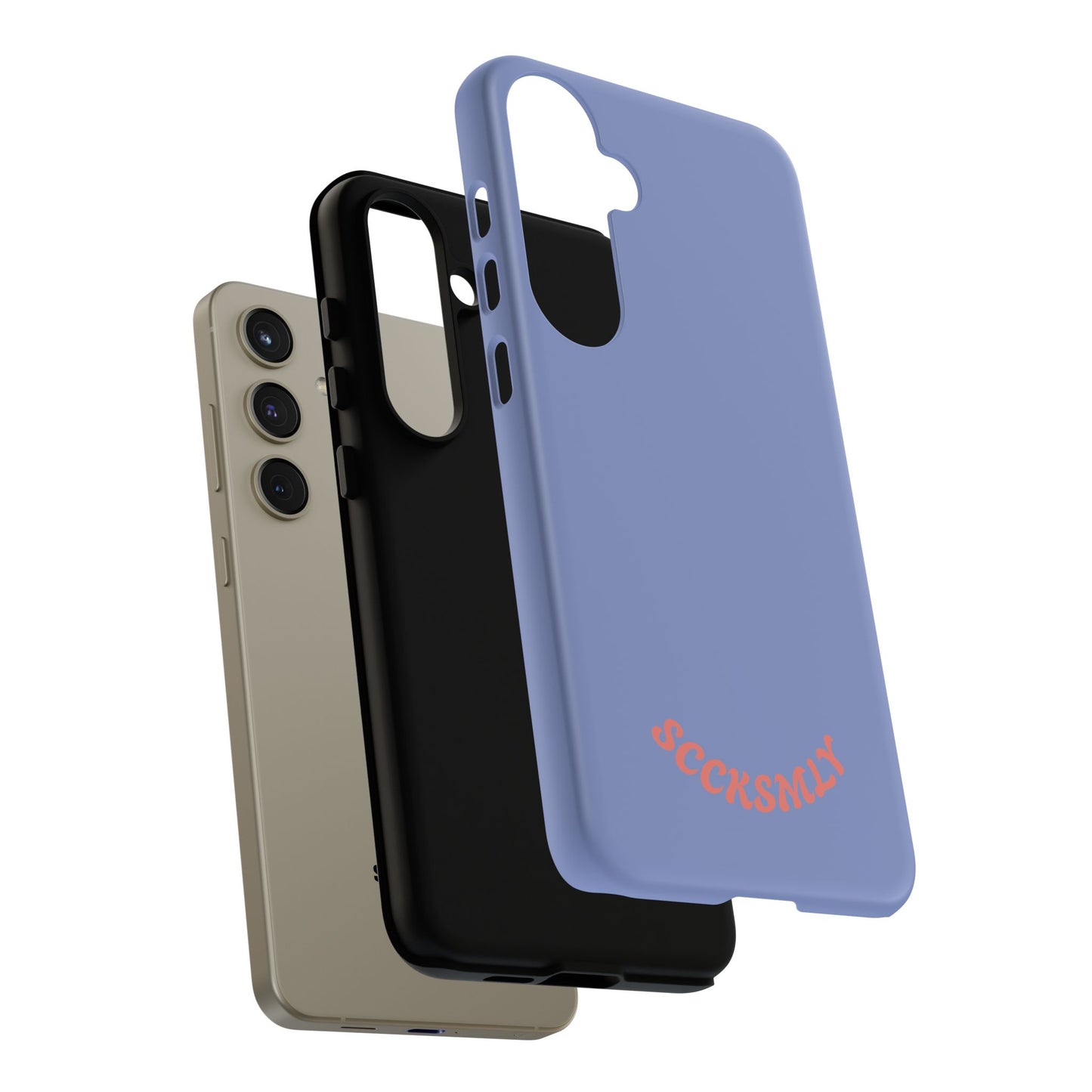 Periwinkle Blue Tough Phone Case for Samsung