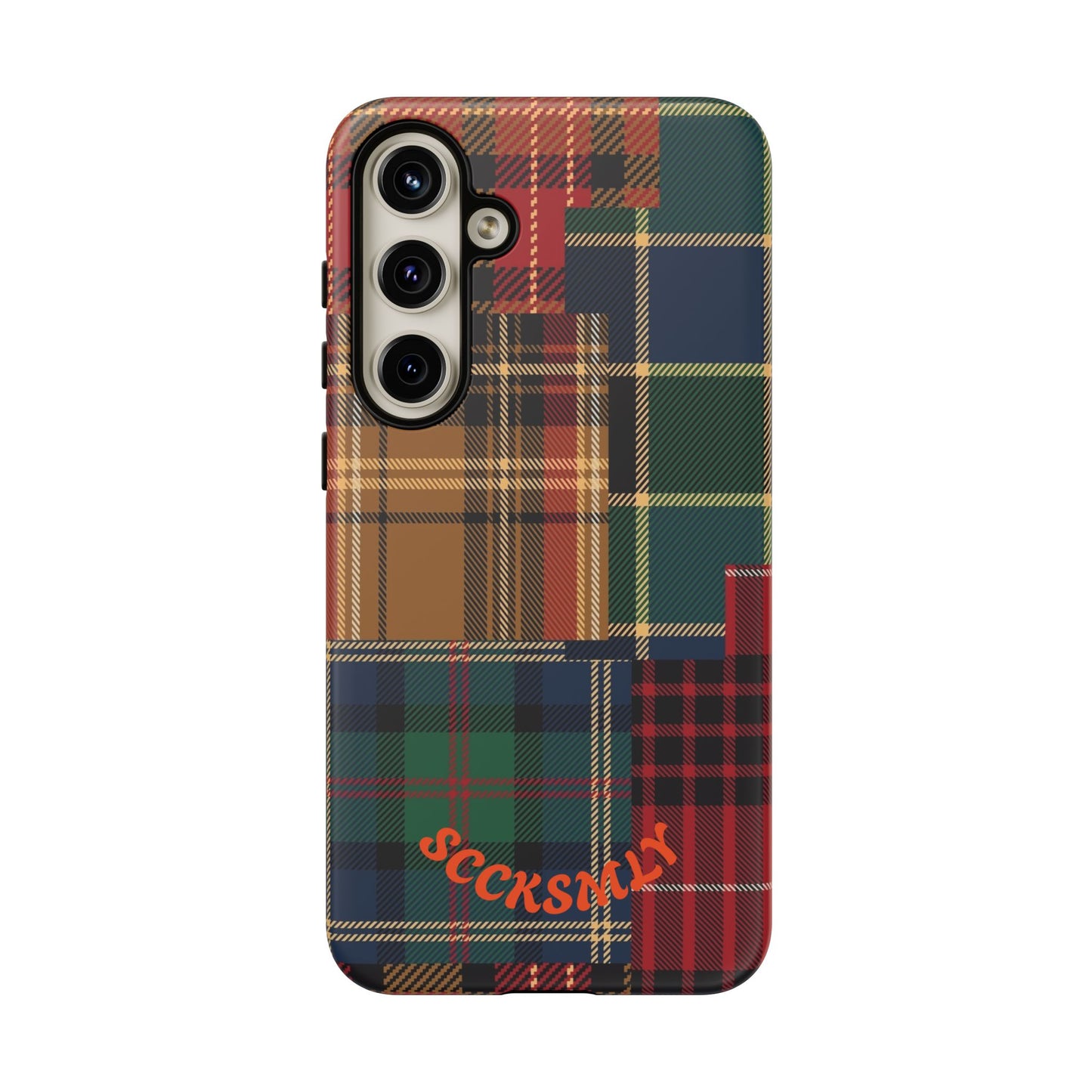 Heritage Hues Patchwork Tough Phone Case for Samsung