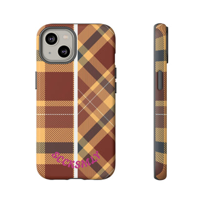 Autumn Plaid Phone Case for Apple