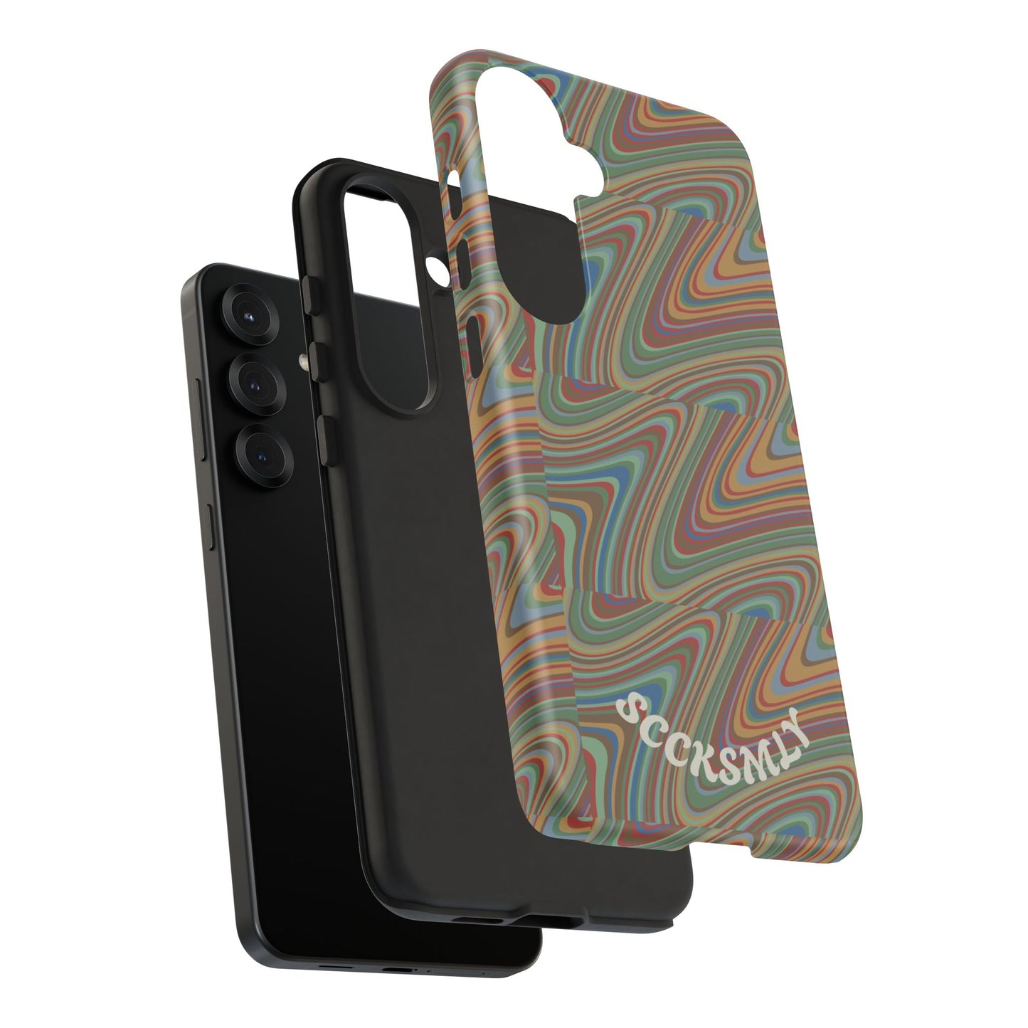Earthly Waves Tough Phone Case for Samsung