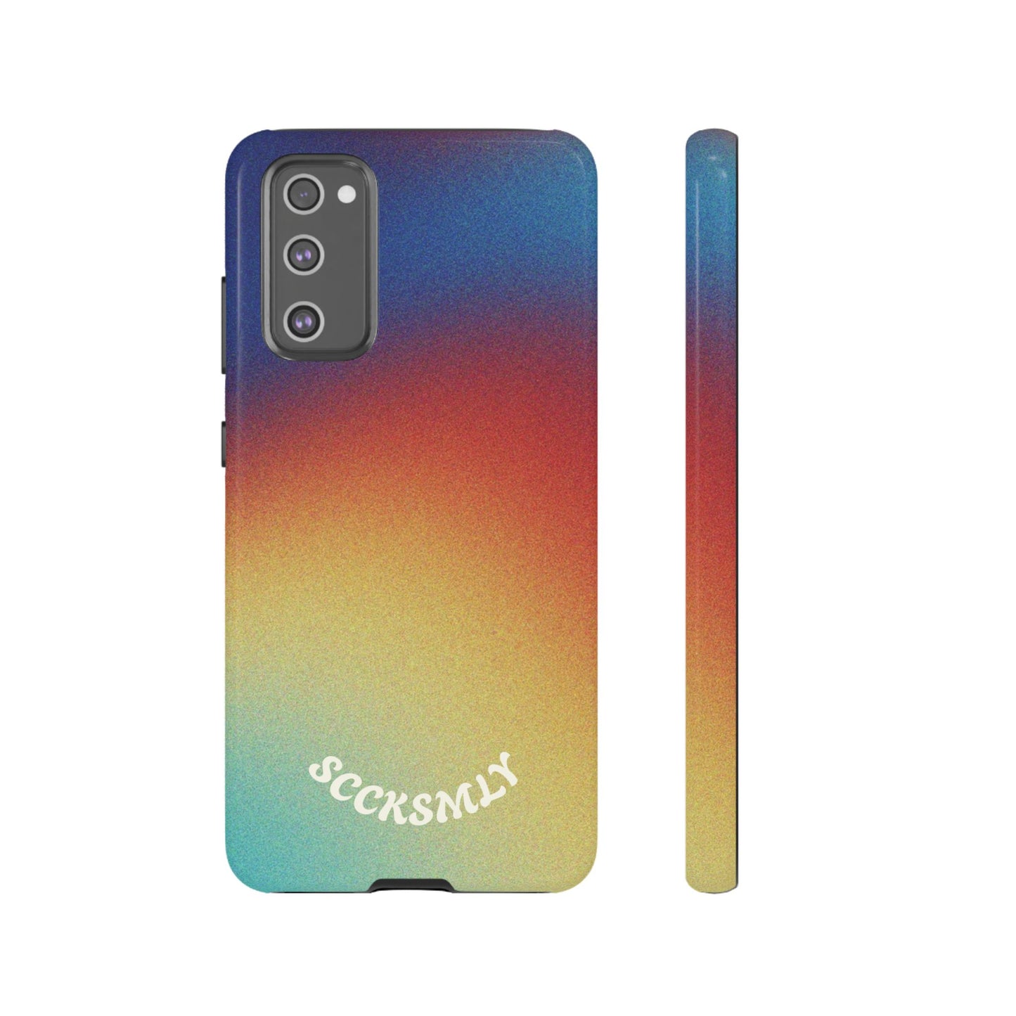 Faded Sunset Aura Tough Phone Case for Samsung