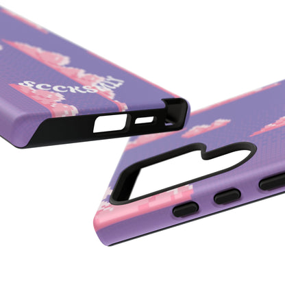 Purple Cotton Candy Sky Tough Phone Case for Samsung