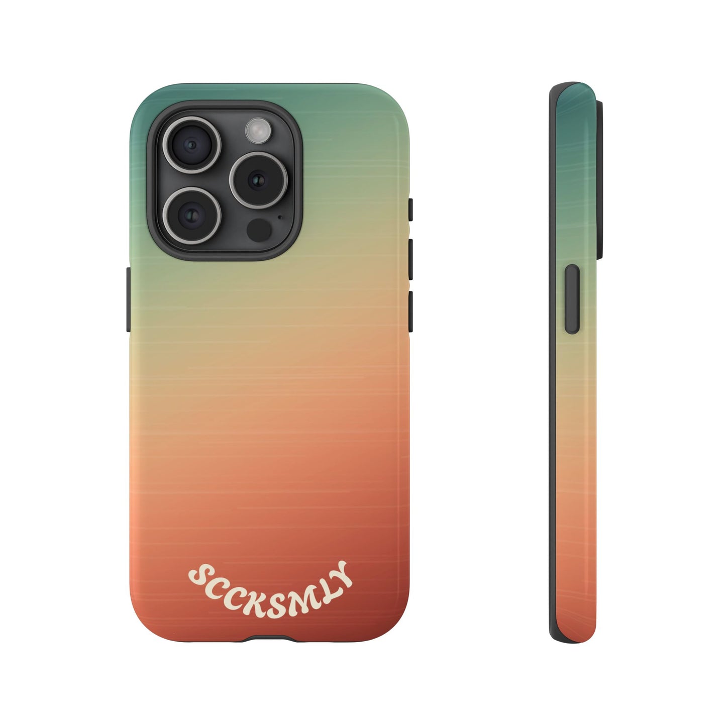 Warm Ombré Tough Phone Case for Apple