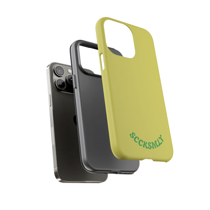 SOLID Lemon Pop Tough Case for Apple
