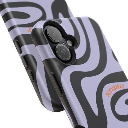Purple Swirl Phone Case for Apple