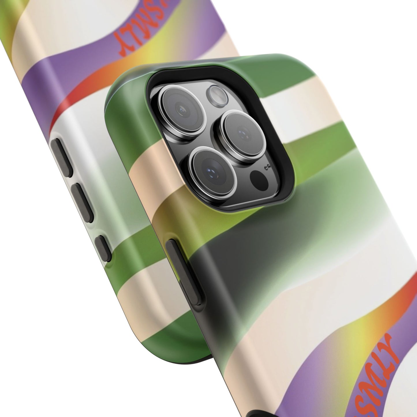 Green Waves Phone Case for Apple