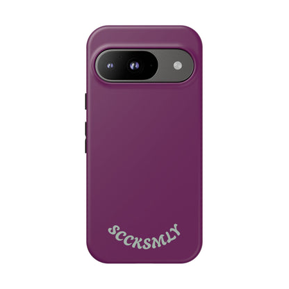 SOLID Amethyst Matte Tough Phone Case for Google Pixel