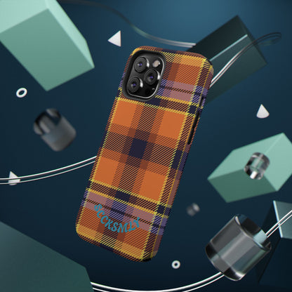 Orange Sickle Plaid  Phone Case for Apple