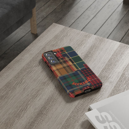 Heritage Hues Patchwork Tough Phone Case for Samsung