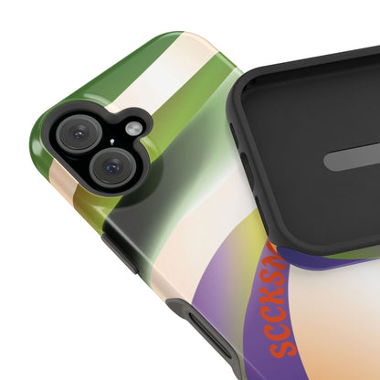 Green Waves Phone Case for Apple