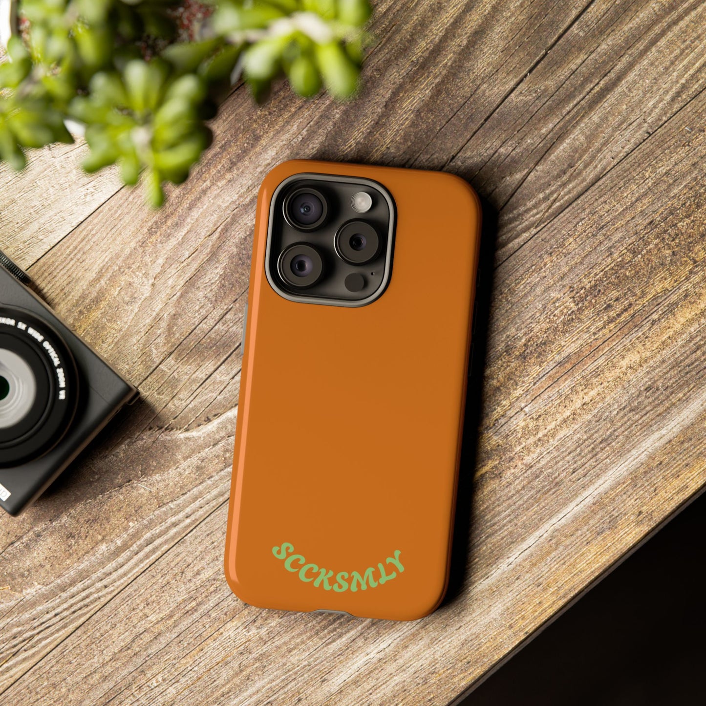SOLID Terracotta Caoal Tough Case for Apple