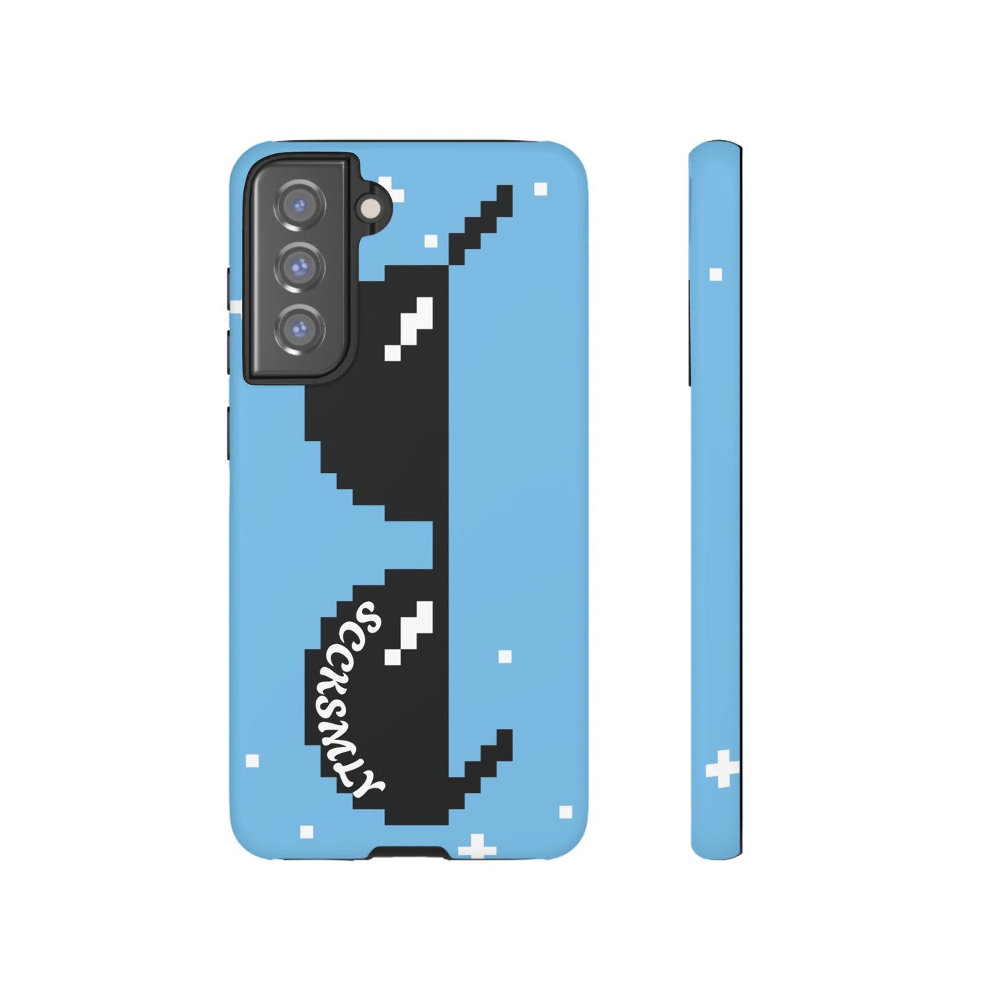 Pixel Glass Tough Phone Case for Samsung