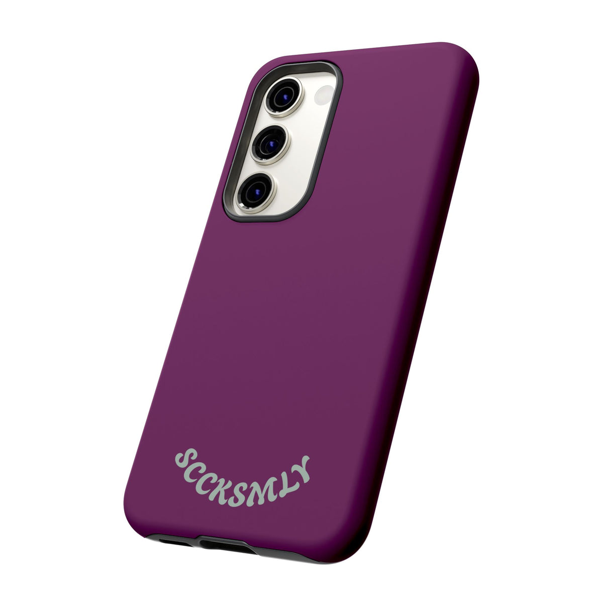 SOLID Amethyst Matte Tough Phone Case for Samsung
