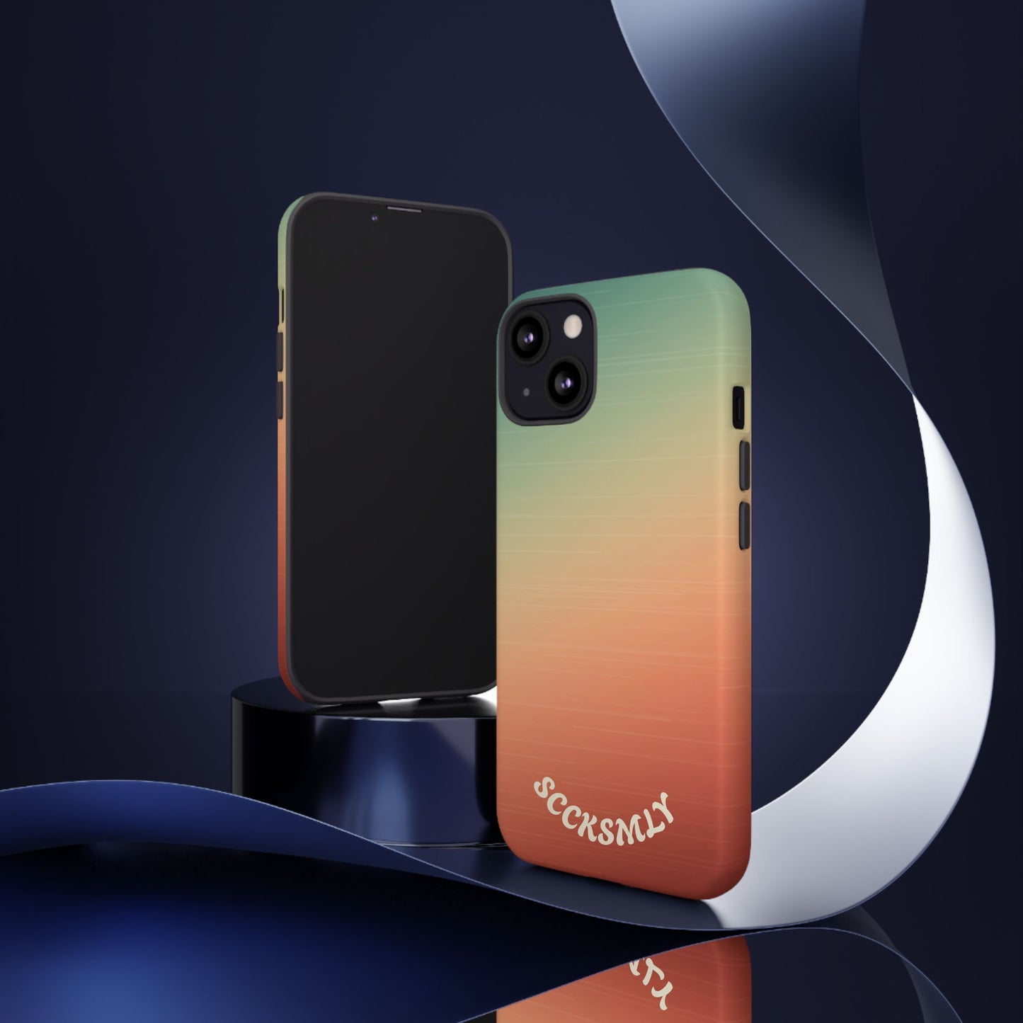 Warm Ombré Tough Phone Case for Apple
