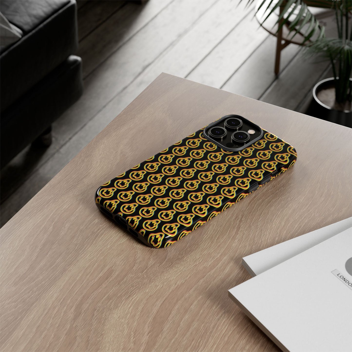 Solid SCCKSMLY Tough Phone Case for Apple