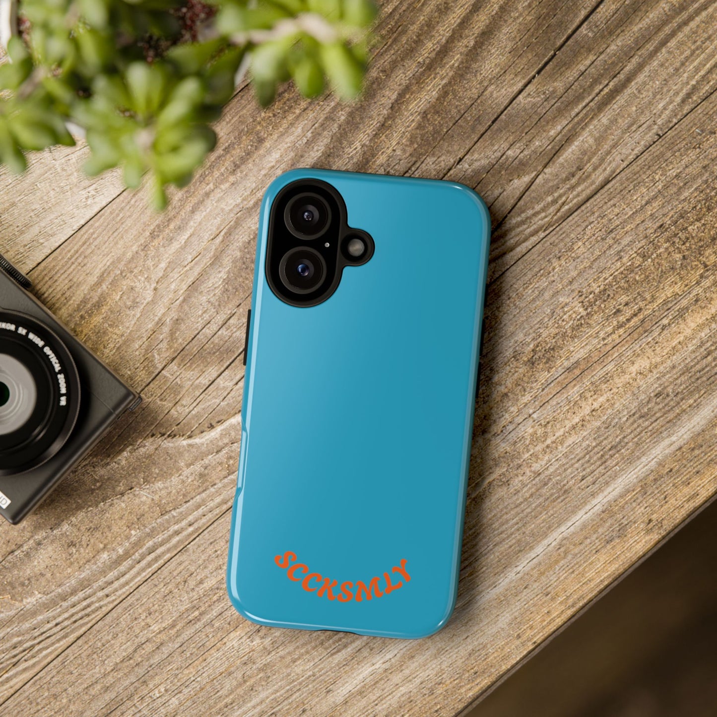 SOLID Blue Spook Tough Case for Apple