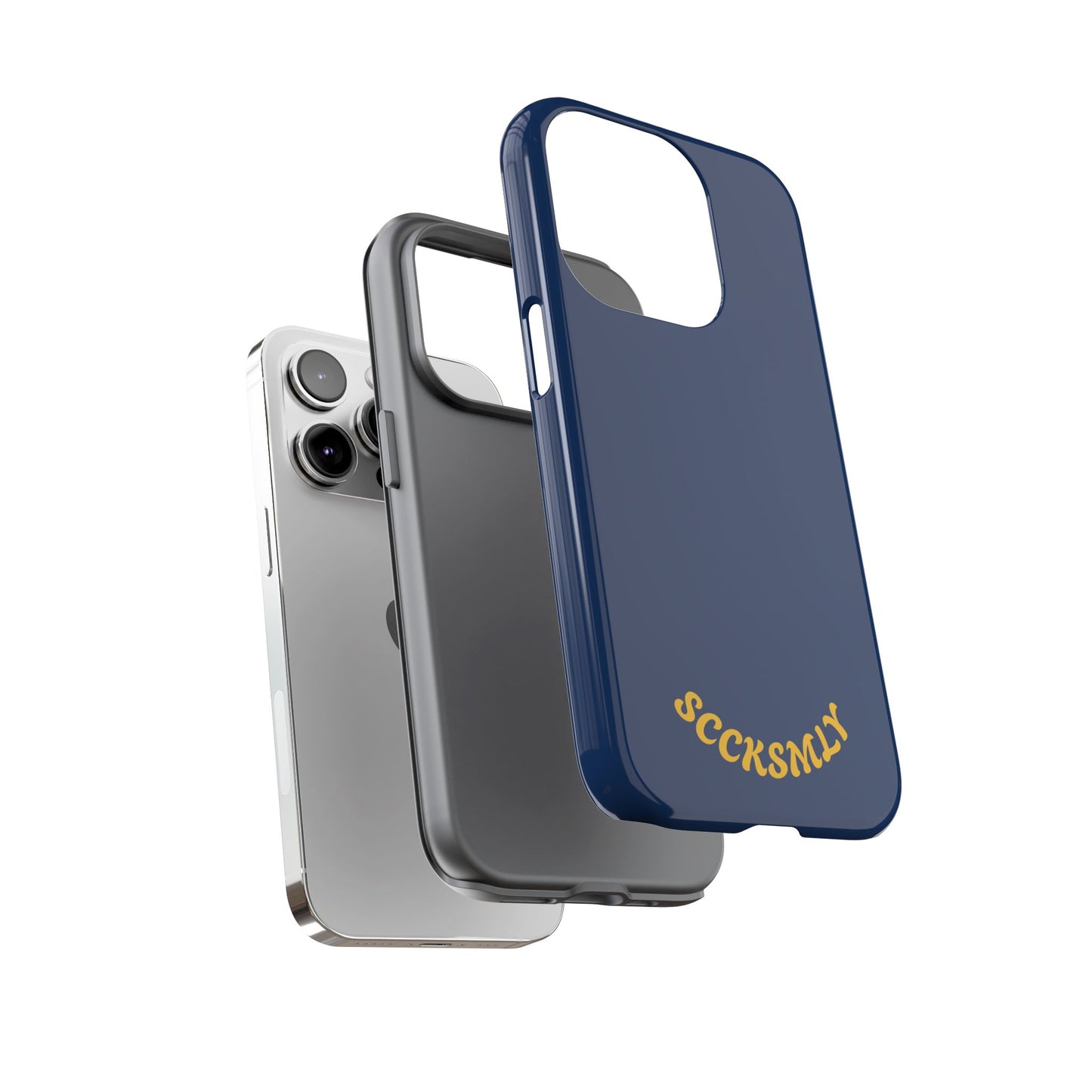 SOLID Cobalt Haze Tough Case for Apple
