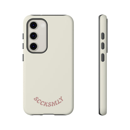 Sweet Oat Milk Tough Phone Case for Samsung