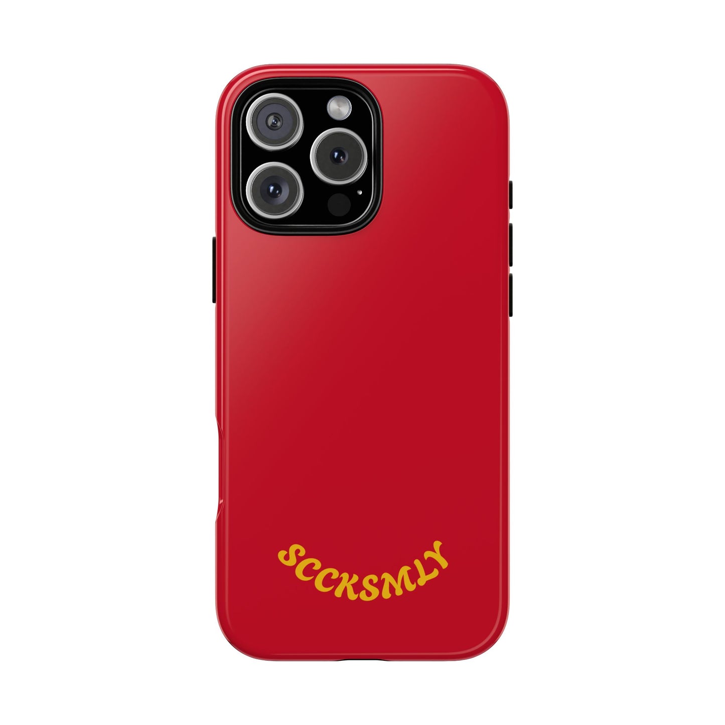 SOLID Calm Cherry Tough Case for Apple