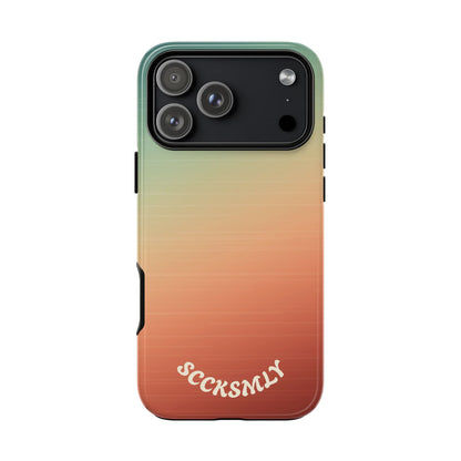 Warm Ombré Tough Phone Case for Apple