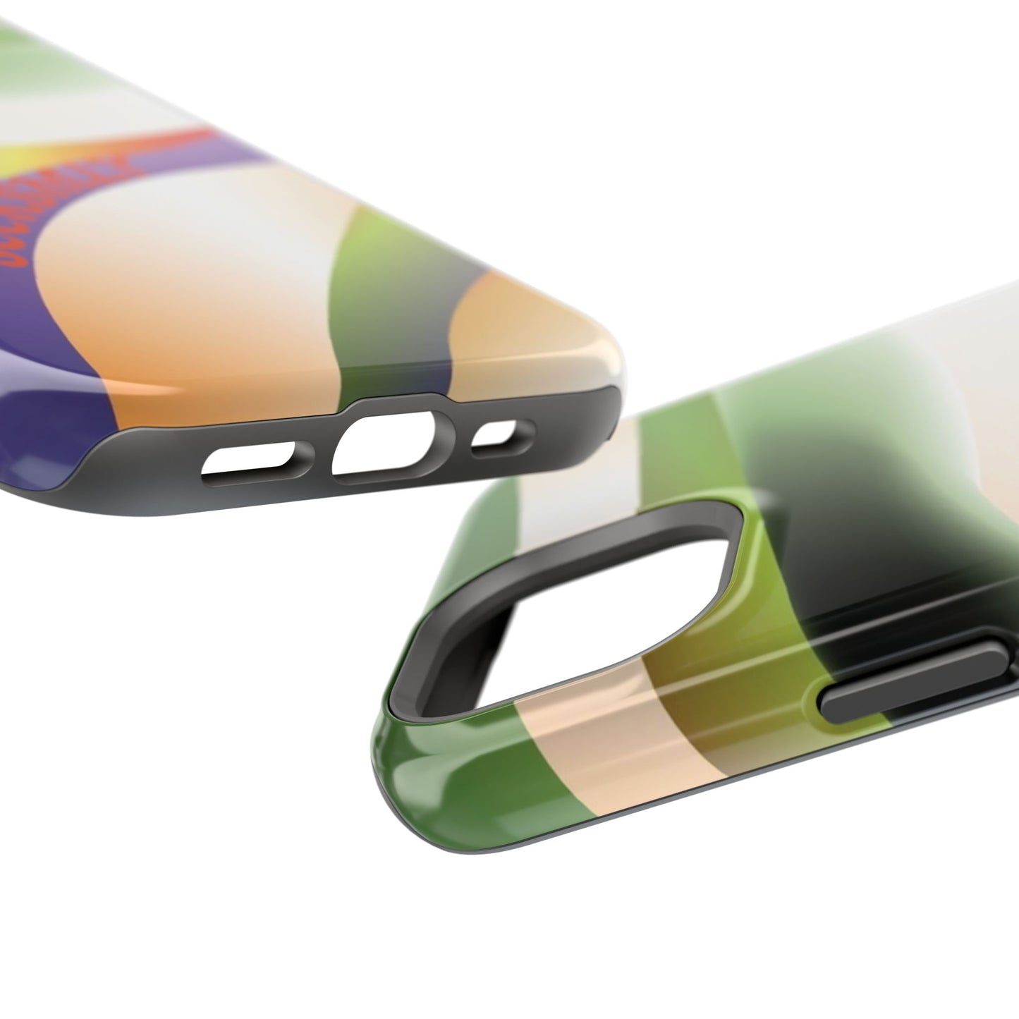 Green Waves Phone Case for Apple