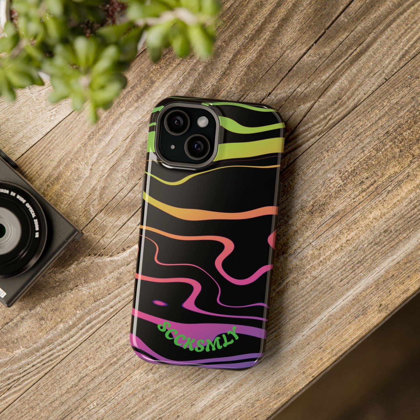 Dark Rainbow Phone Case for Apple