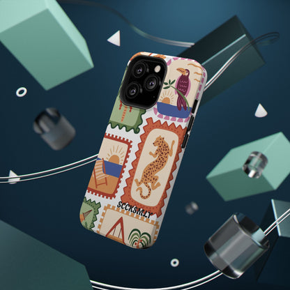 Tropical Print Phone Case for Apple