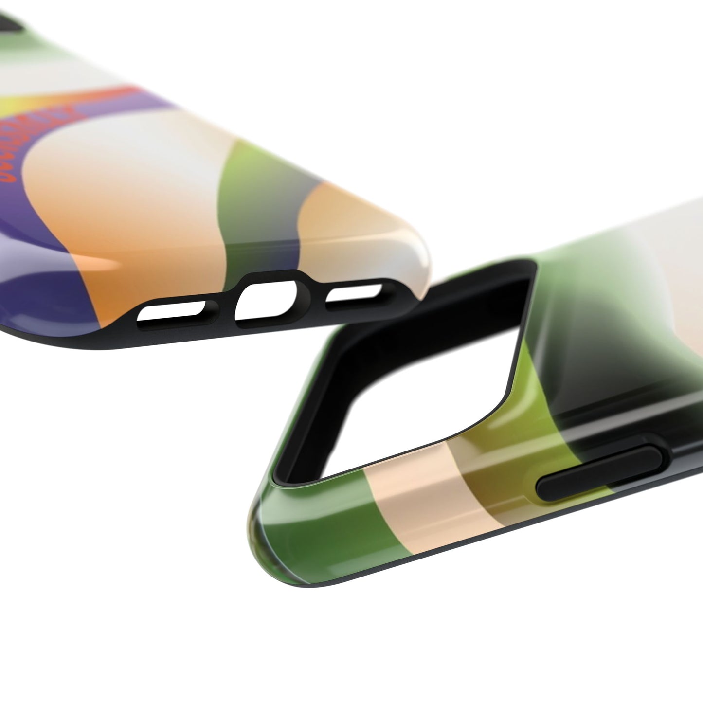 Green Waves Phone Case for Apple