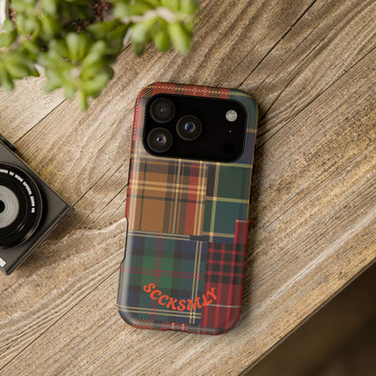 Heritage Hues Patchwork Tough Phone Case for Apple