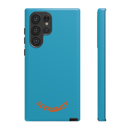 SOLID Blue Spook Tough Case for Samsung