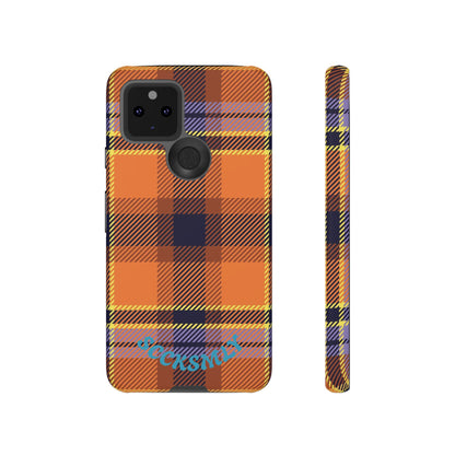 Orange Sickle Plaid Phone Case for Google Pixel