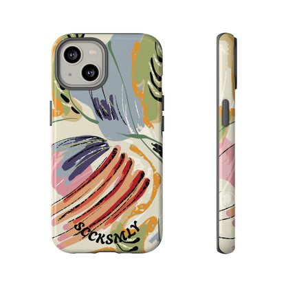 Botanical Strokes Palette Tough Phone Case for Apple