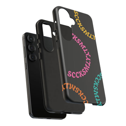 Y2K Wavy Script Tough Case for Samsung