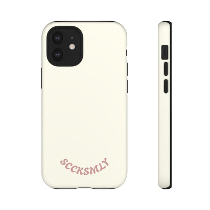 Sweet Oat Milk Tough Phone Case for Apple