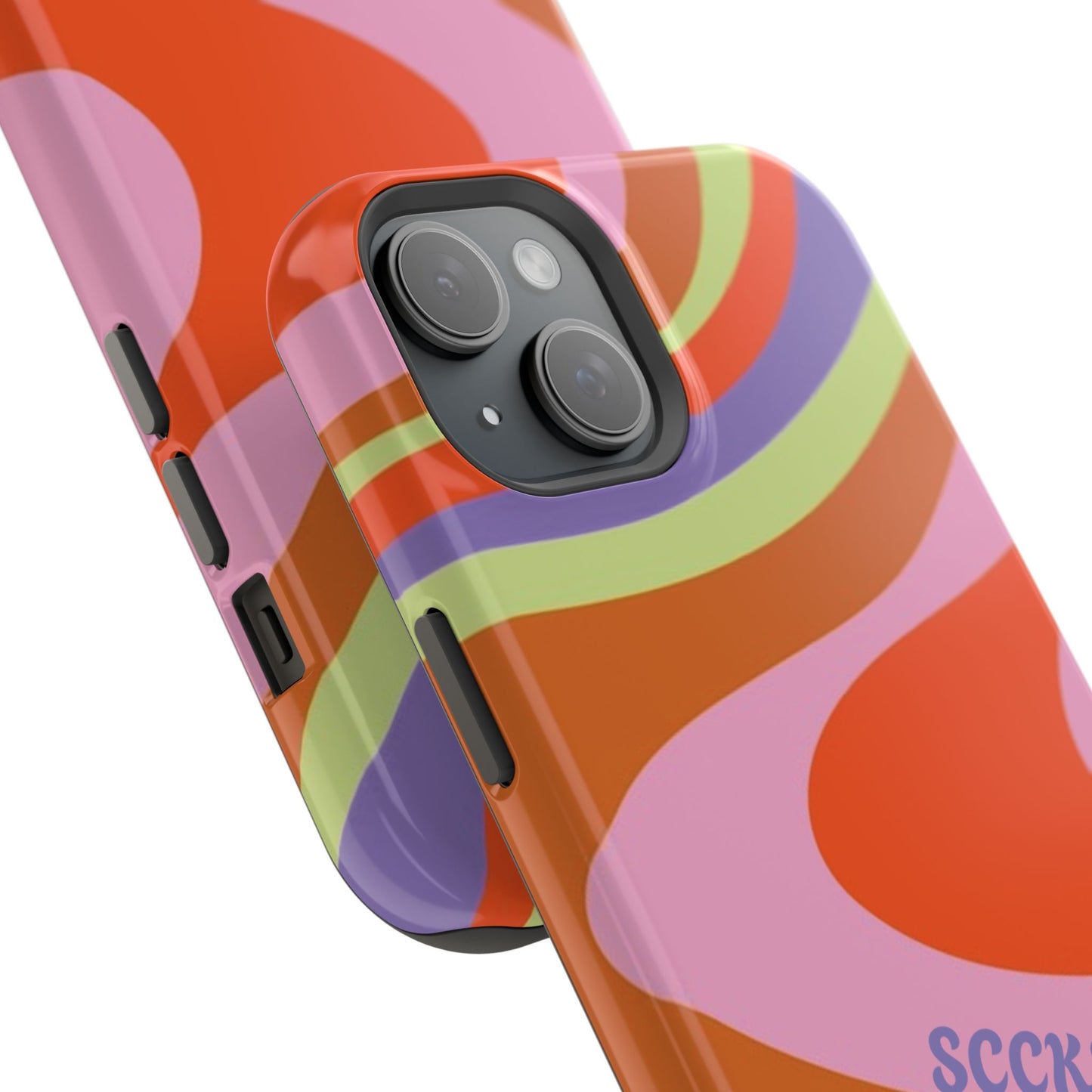Curvy Swirl Phone Case for "IOS or Apple"