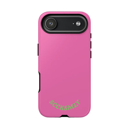 SOLID Sweet Static Pink Tough Case for Apple