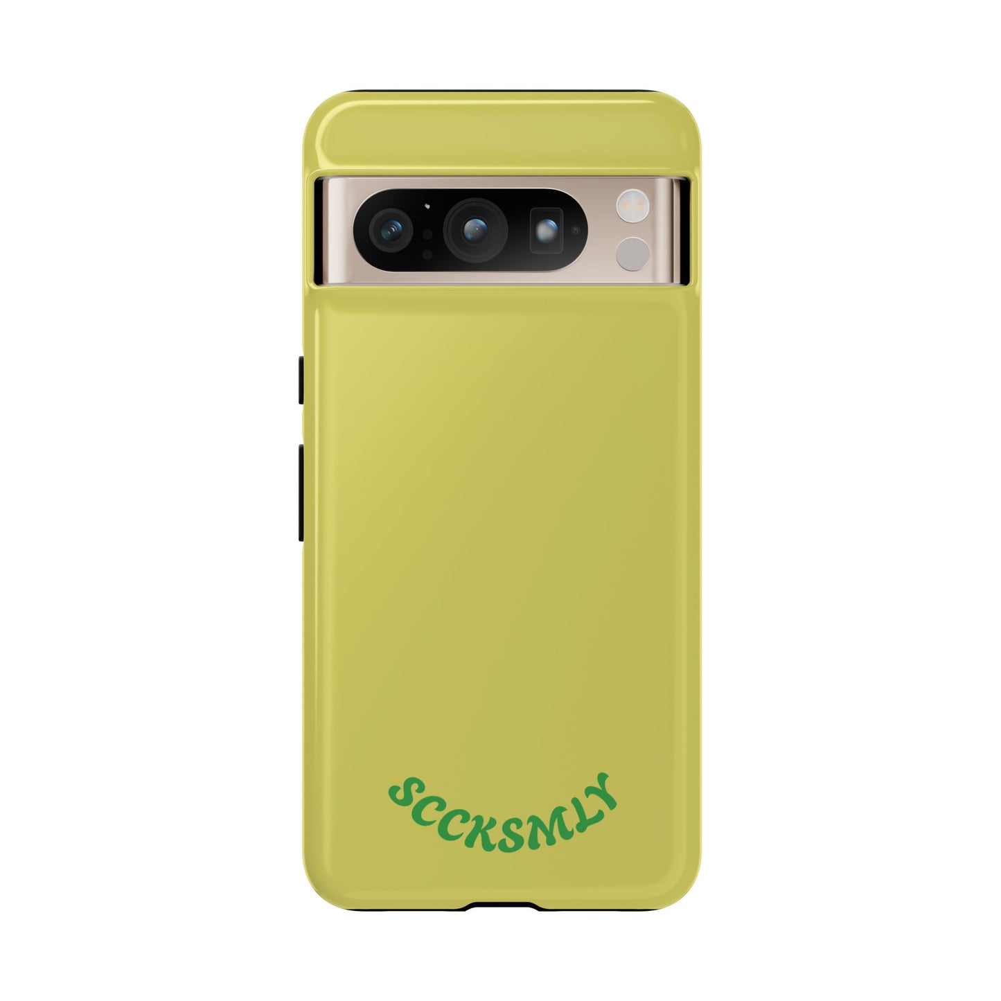 SOLID Lemon Pop Tough Case for Google Pixel