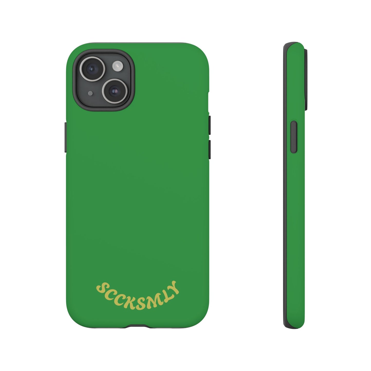 SOLID Green Grin Tough Case for Apple